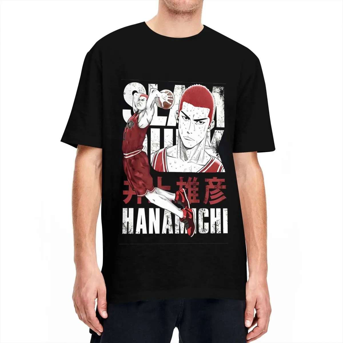 Men Women Slam Dunk Hanamichi T Shirts Cotton Clothing Funny Short Sleeve Crewneck Tees New Arrival T-Shirt