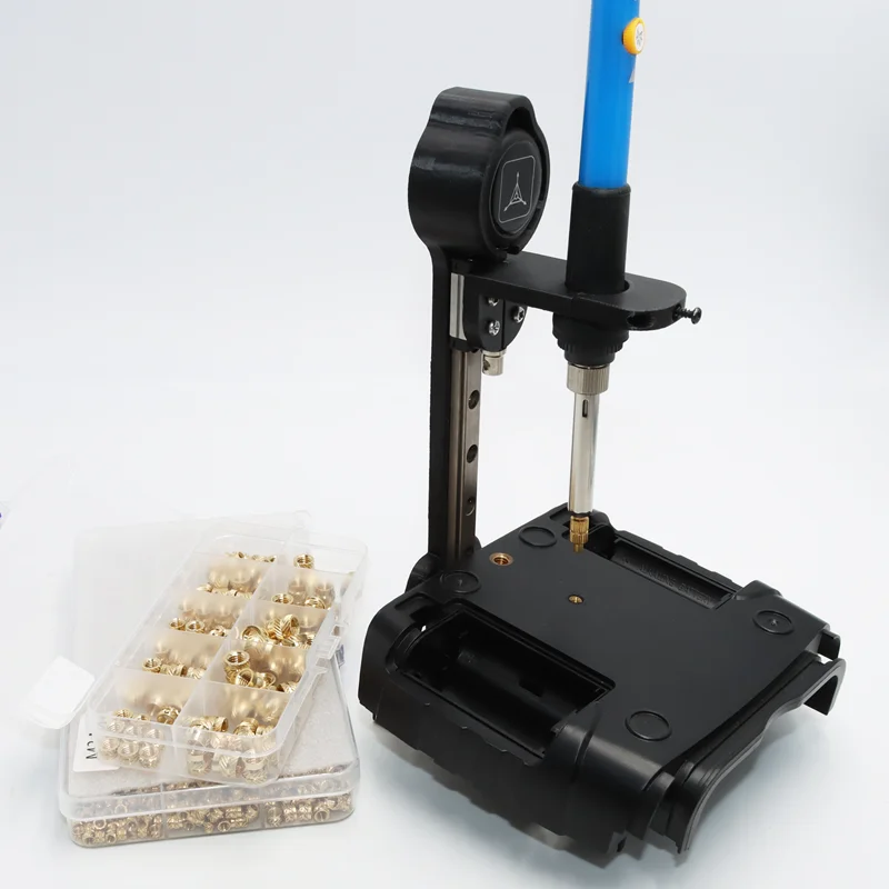 Heat Set Thread Inserts Tool M2 M3 M4 M6 Brass Insert Nut Soldering Iron Tip Copper Insertion Nut Tools for 3d printing Plastic