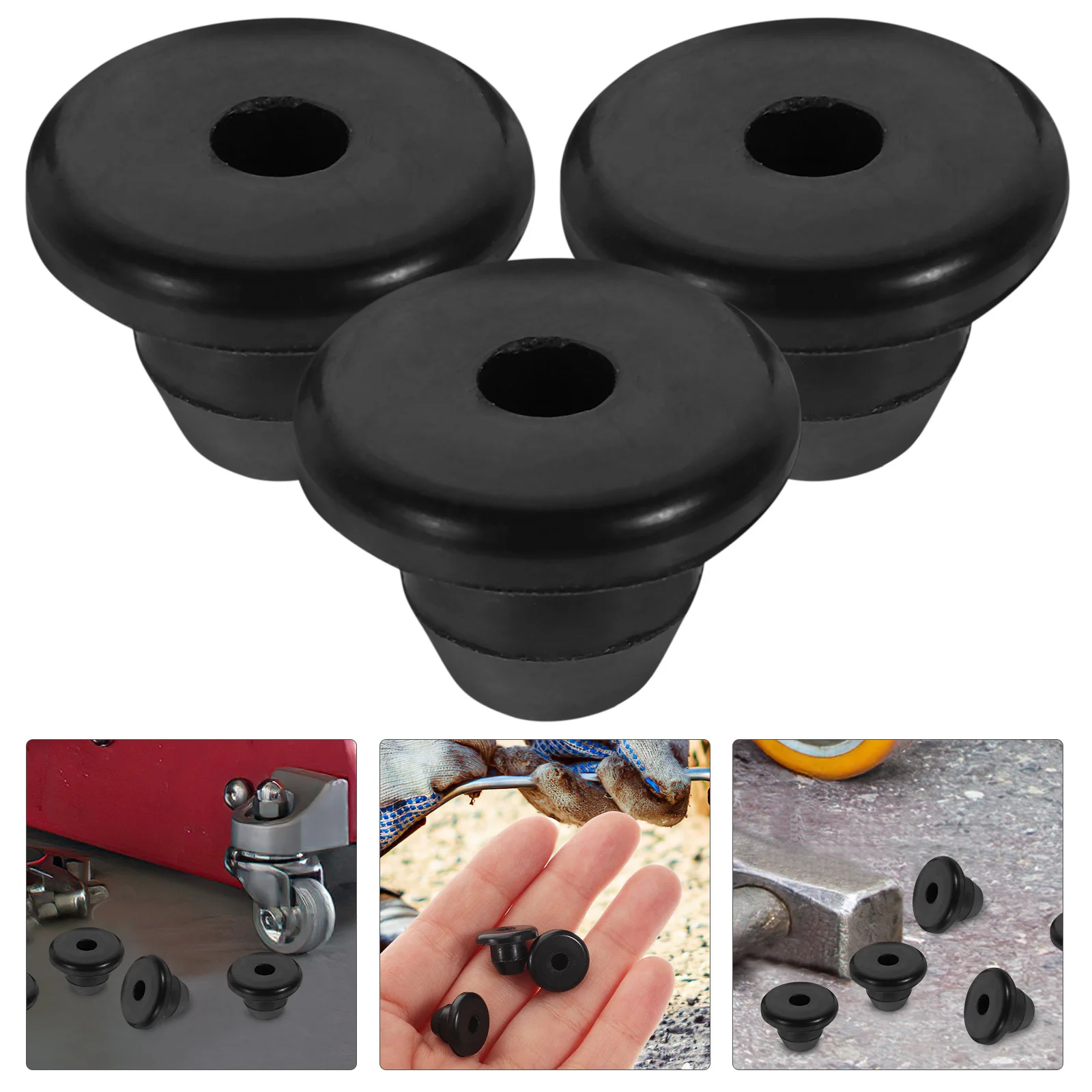 5 Pcs Oil Plug Backup Floor Plugs Repair Filler Exquisite Appearance Rubber Horizontal Ageing Resistance Hydraulic