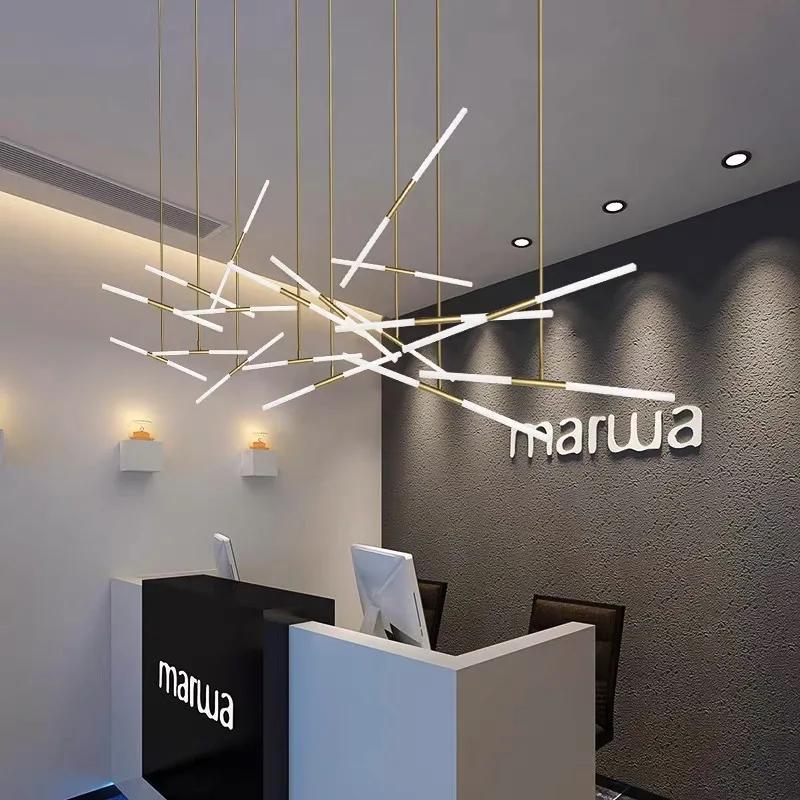 

Modern Artistic Chandeliers for Hotel Lobby, Office Reception & Creative Bar Lighting | Postmodern Design Fixtures