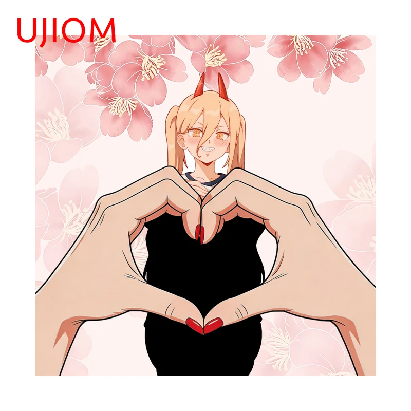 UJIOM Power Devil Girl Wall Sticker Veneer Enchanting Waterproof Vinyl Decal Window Vestibulec No Correction Decorations
