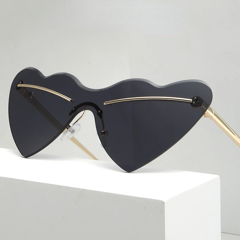 Zonnebril Gradiënt Luxe Designer Bril Vrouwen Liefde Zonnebril Straatfoto Zonnebril