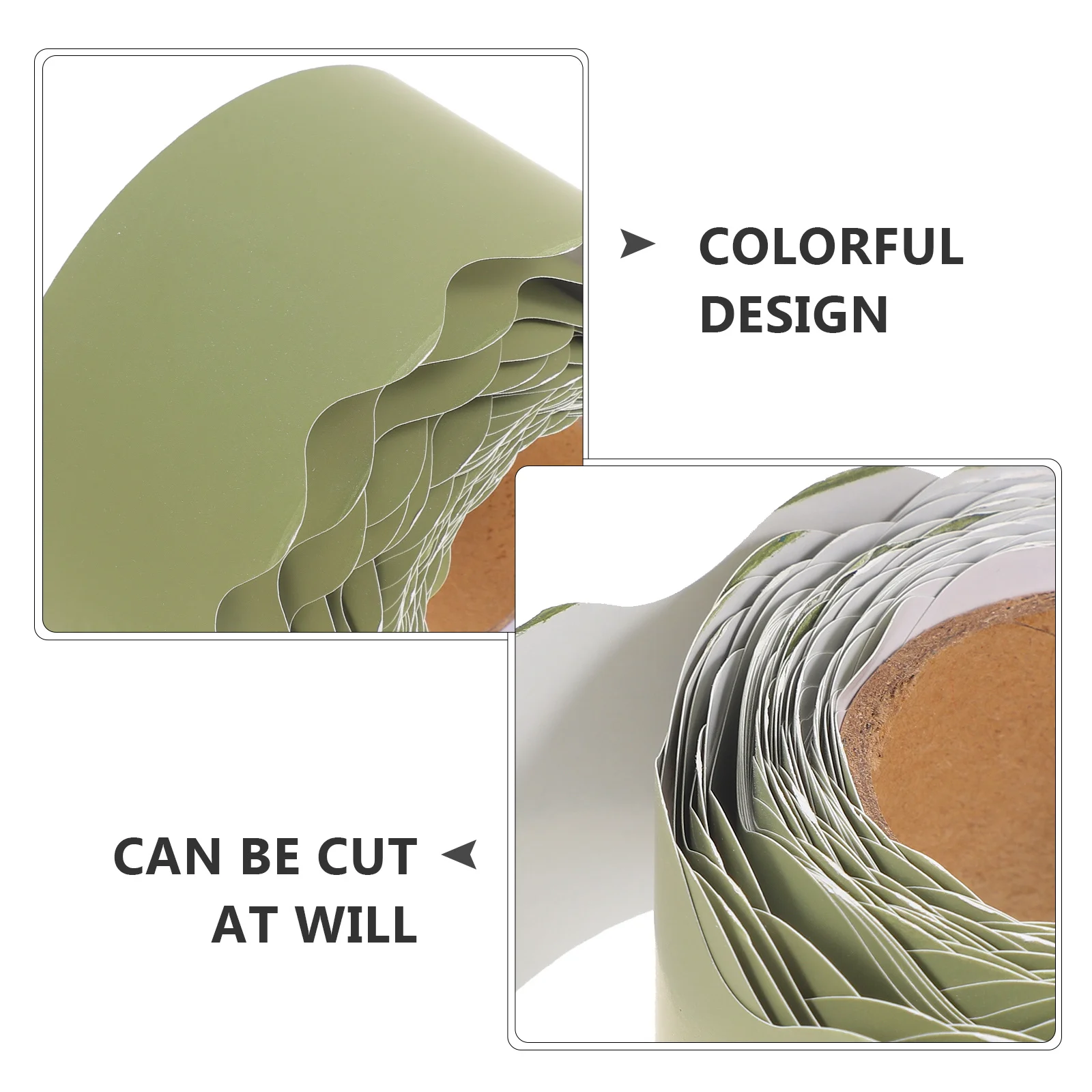 

3 Rolls Cartoon Border Trim Paper for Bulletin Board Classroom Decoration Chalkboard Window Door Festive Party Decorative