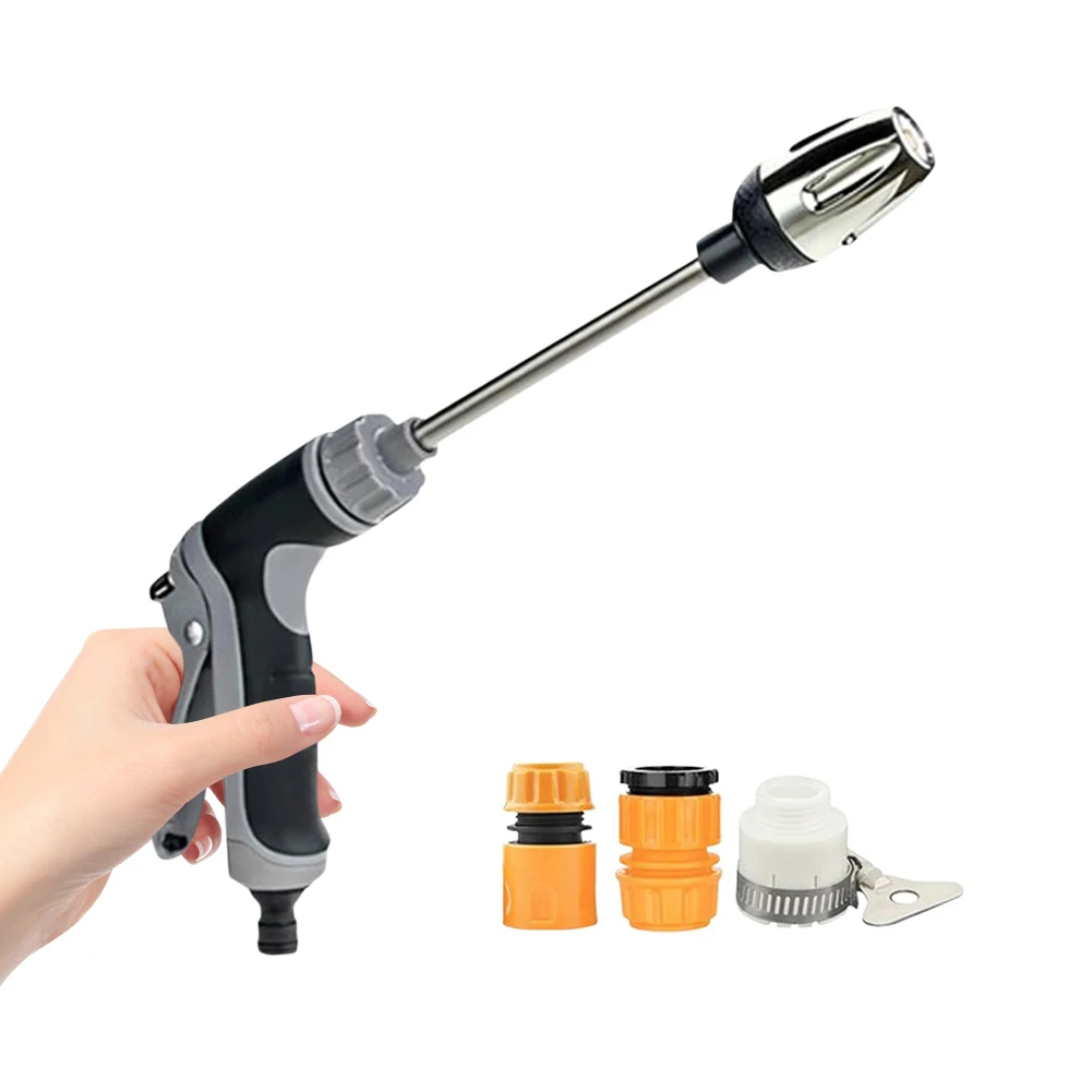 Lavadora de pressão com 360 °   Mangueira rotativa de jardim, lavadora de energia de pressão, turbowasher de alta pressão para lavagem de quintal de carro