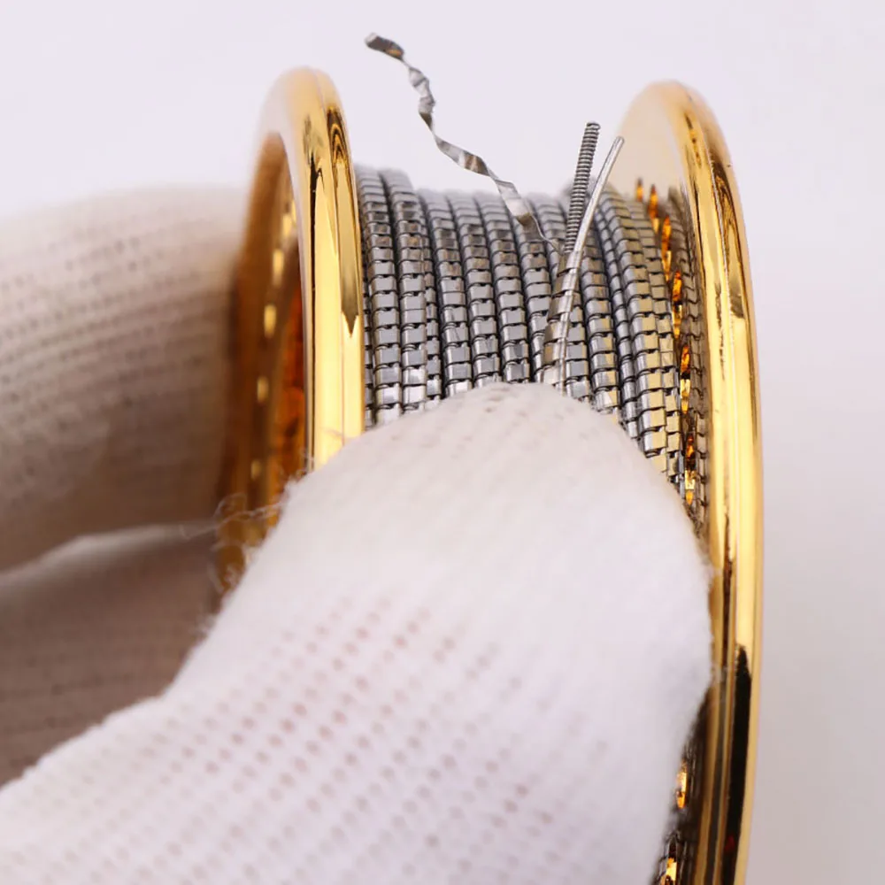 XFKM 5m/roll A1 Juggernaut fuso Clapton sfalsato taiji filo per RDA RBA serbatoio ricostruibile fili di riscaldamento bobina strumento