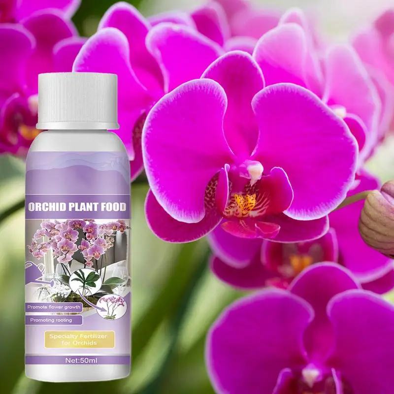 50ml Orchid Special Fertilizer Rooting Liquid Orchid Liquid Fertilizer Agent Potted Plant Food Supplement Home Garden Supplies