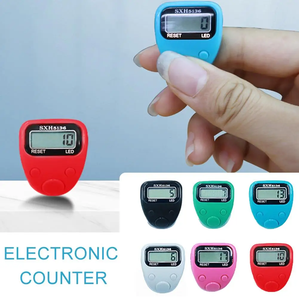 Universal Sports Finger Counter Electronic Counter Backlight Led With P3e2