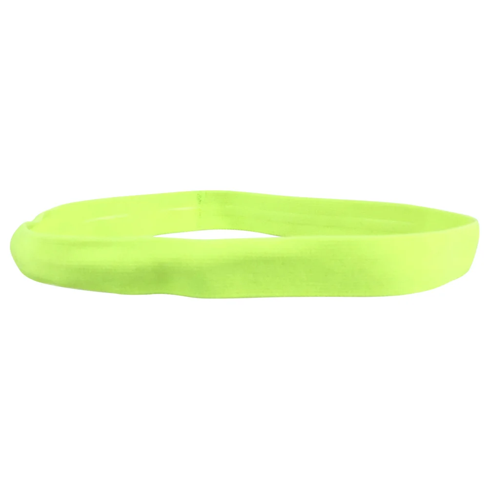 

2pcs Sports Headband One Size Elastic Anti-Slip Silicone Stripe Sweat-Absorbing Moisture-Wicking Stretchy Breathable Workout