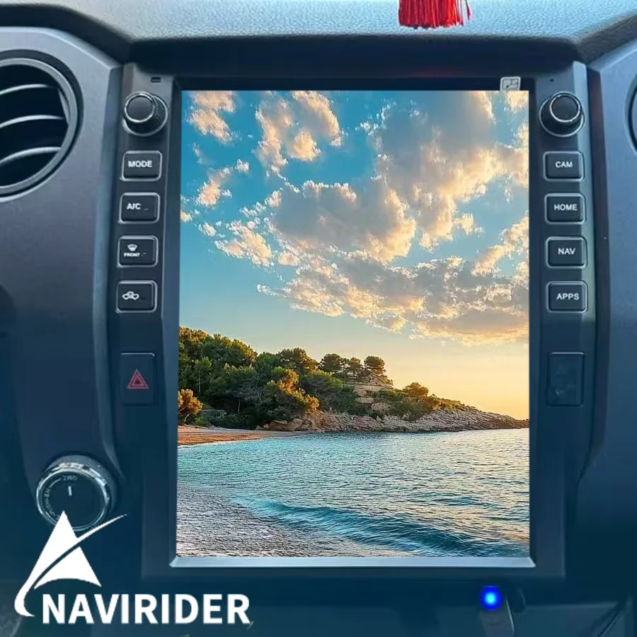

13-дюймовый Android-экран, автомагнитола с навигацией для Toyota Tundra 2014-2021, мультимедийный видеоплеер, GPS, CarPlay, автомобильное радио