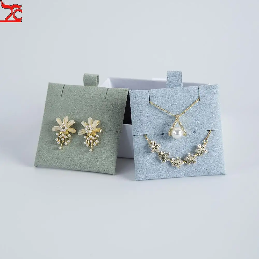 Necklace Earring Organizer Jewelry Packaging Cards Wholesale Bracelets Display Pads Jewelry Box Pouch Insert Mat 6X6Cm