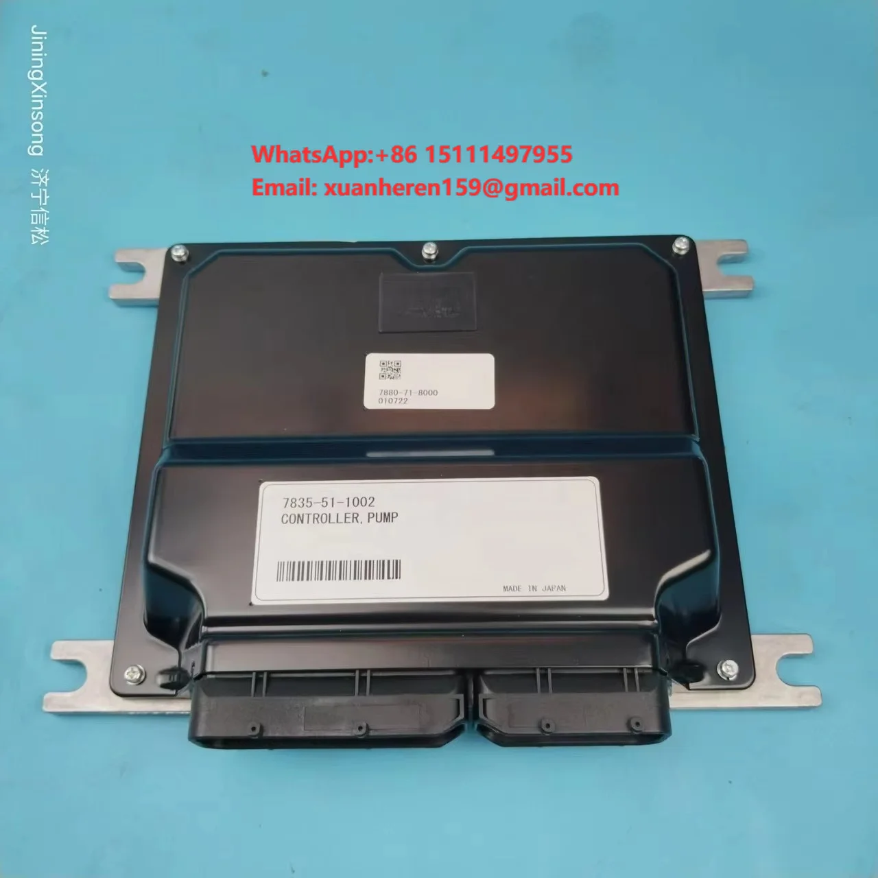 7835-51-1002 7835-51-1004 Komatsu Excavator PC210-10MO Cab Computer Board, Pump Control ECU with Fan Clutch