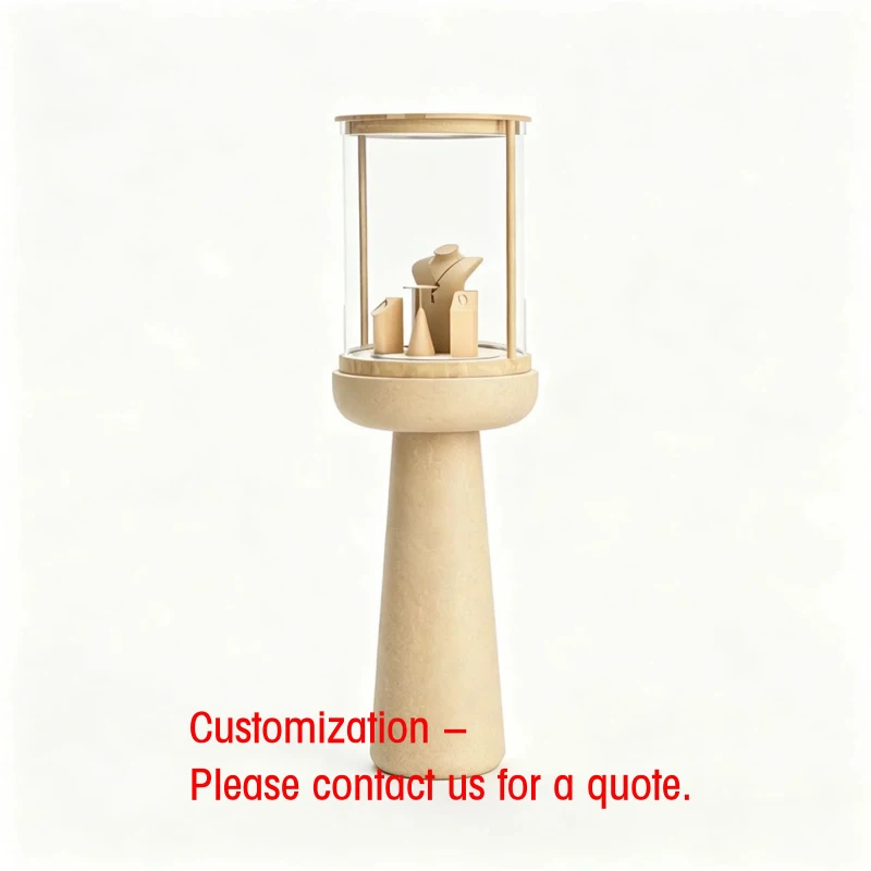 custom.High End Glass Jewelry Upright Display Lockable Jewelry Showcase Jewelry Showroom