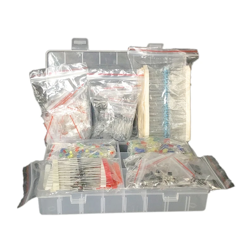 Metal Film Resistor Assortment Kit Electrolytic Capacitor Ceramic Set Components Kits