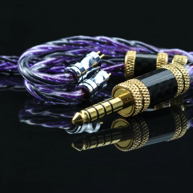 ivipQ-533 HIFI Dengeli Kulaklık Yükseltme Kablosu, JUZEAR x Z IBasso Jr. Klee Gizaudio DaVinci için 0.78 2PIN/ MMCX ile