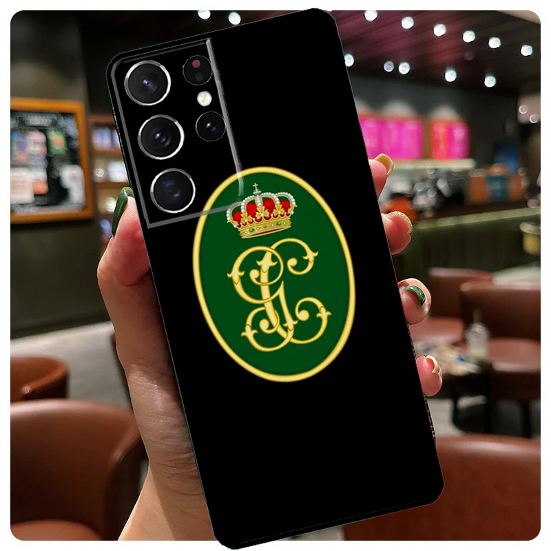 Spanish guard civil Emblem Case For Samsung Galaxy S23 S22 Ultra S9 S10 Note 10 Plus Note 20 S21 Ultra S20 FE Phone Coque