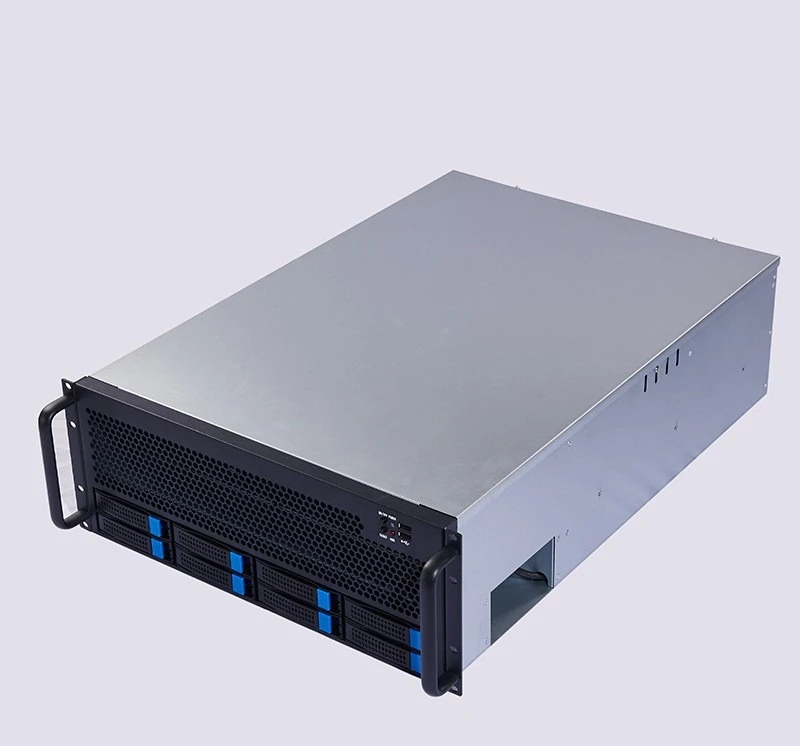 4U Industrial Rack Server Case For IDC Room, Multi GPU Support, Compatible 847 Mainboard, Silent Cooling AI Rendering Chassis