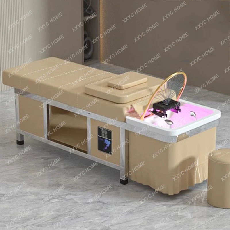 

Портативный шампунь для мытья волос, резервуар для воды, насадка для душа, циркуляция воды, терапия для волос Cama De Champu, салонное оборудование MQ50SC