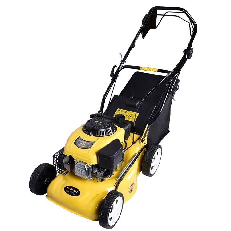 Der Schneiden von Bäumen und Blumen reiten Rasenmäher