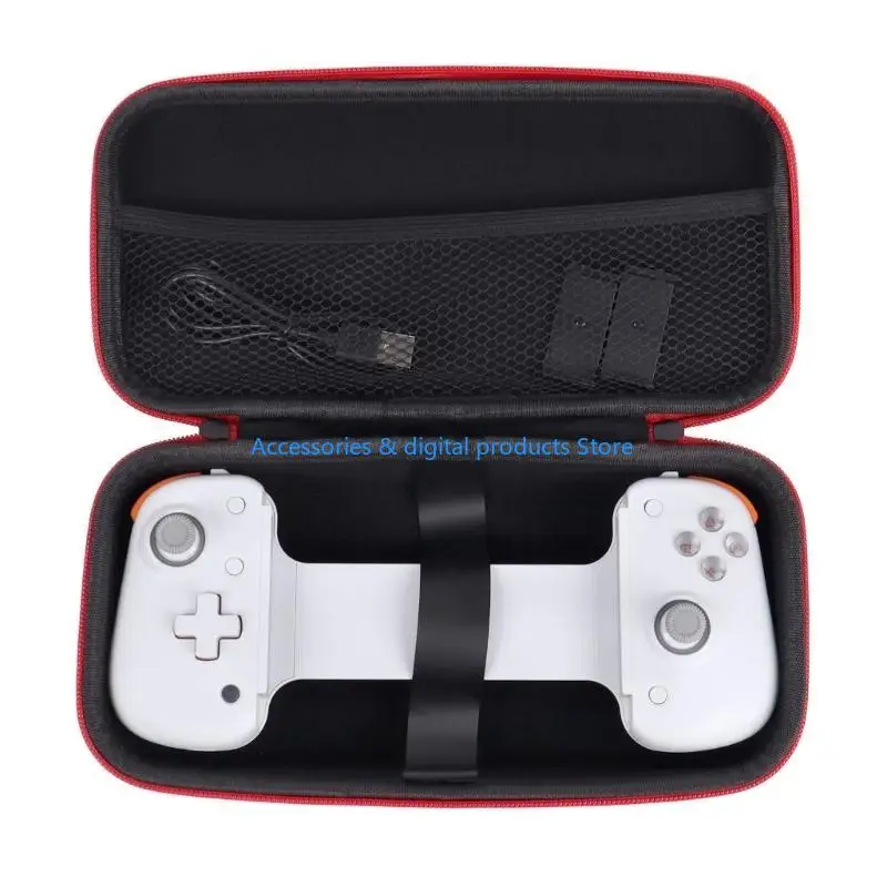 77JD Gamepad EVA for G8 Stretchable Controller Scratchproof Carrying Case Shockproof Storage Bag Hard Case with Pocket