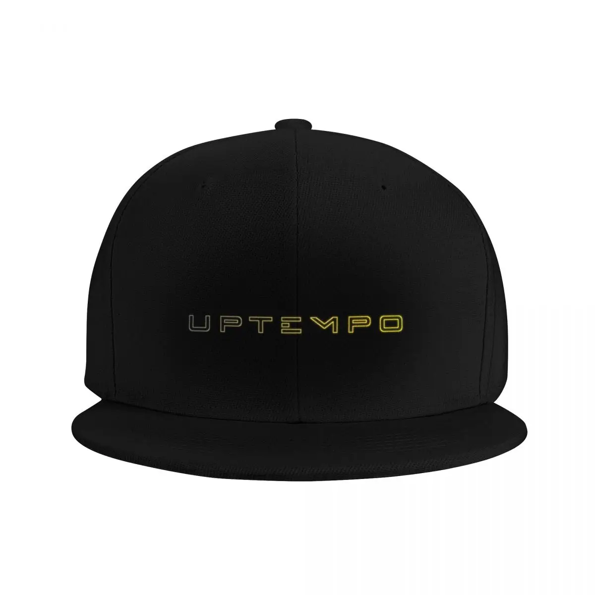 Uptempo Hardstyle - Yellow Gradient Neon Logo Baseball Cap Streetwear Rugby Trucker Cap western Hat Men Caps Women's