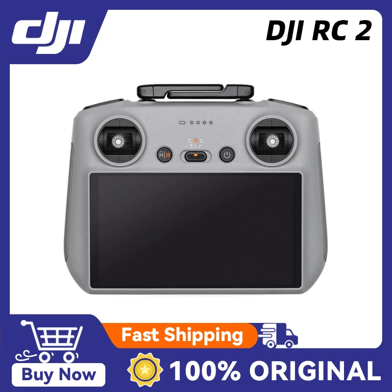 Пульт дистанционного управления DJI RC 2, легкий корпус с 5,5-дюймовым экраном FHD, передачей видео O4 для DJI Air 3S/Mini 5 Pro/Neo/Flip