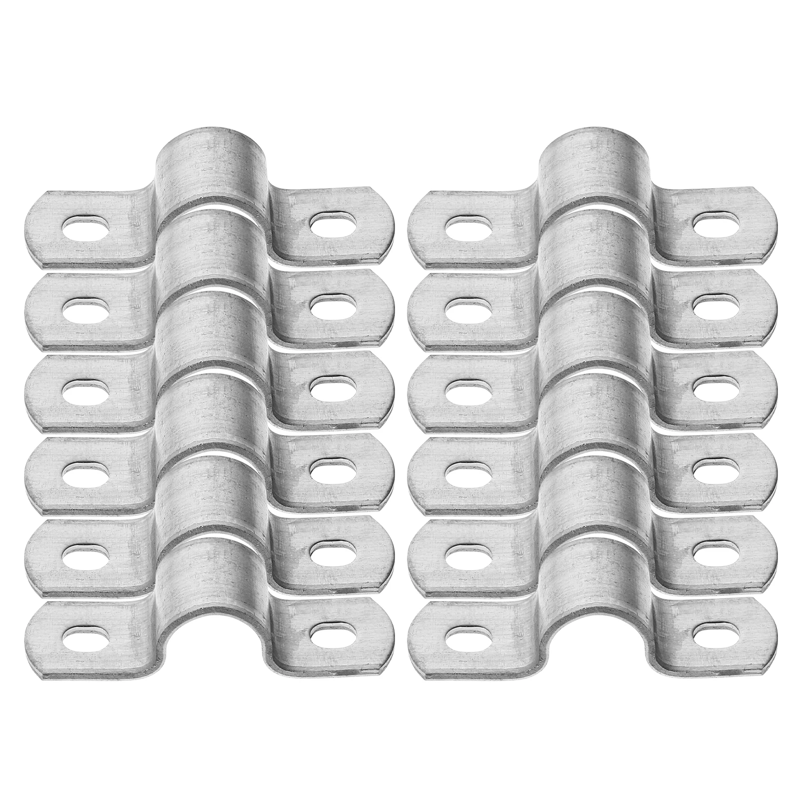 Heavy Duty Metal Wire Clips for -Shaped Pipe Clamp Support Rigid Tube Strap Fixing Bracket Fastener Garden Irrigation Water
