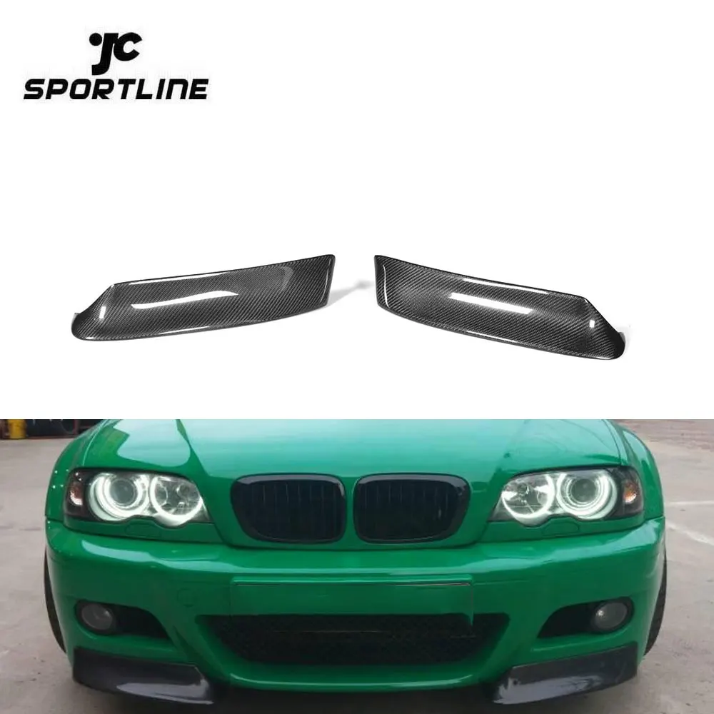 Real Carbon Fiber E46 M3 CSL Front Bumper Splitter Apron For BMW E46