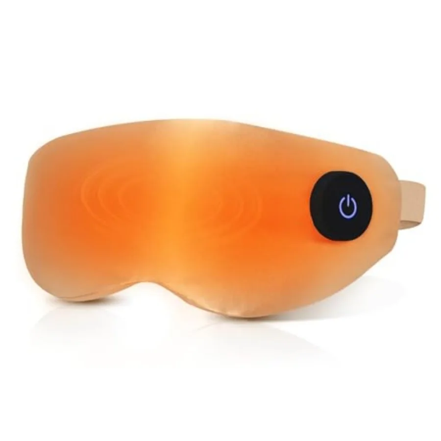 

Heated Eye Mask for Dry Eyes Upgraded Cordless Warm Eye Compress 100% Mulberry Silk Sleep Mask with Graphene Heating 3 Heat Lev