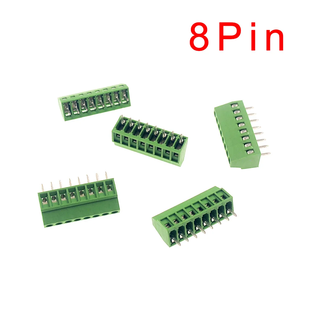 5/10 szt. KF128 2.54mm Mini wkręcane złącze skynka zaciskowa do przewodów KF128-2.54 2P 3P 4P 5P 6P 7P 8P 9P 10P 12P 16P