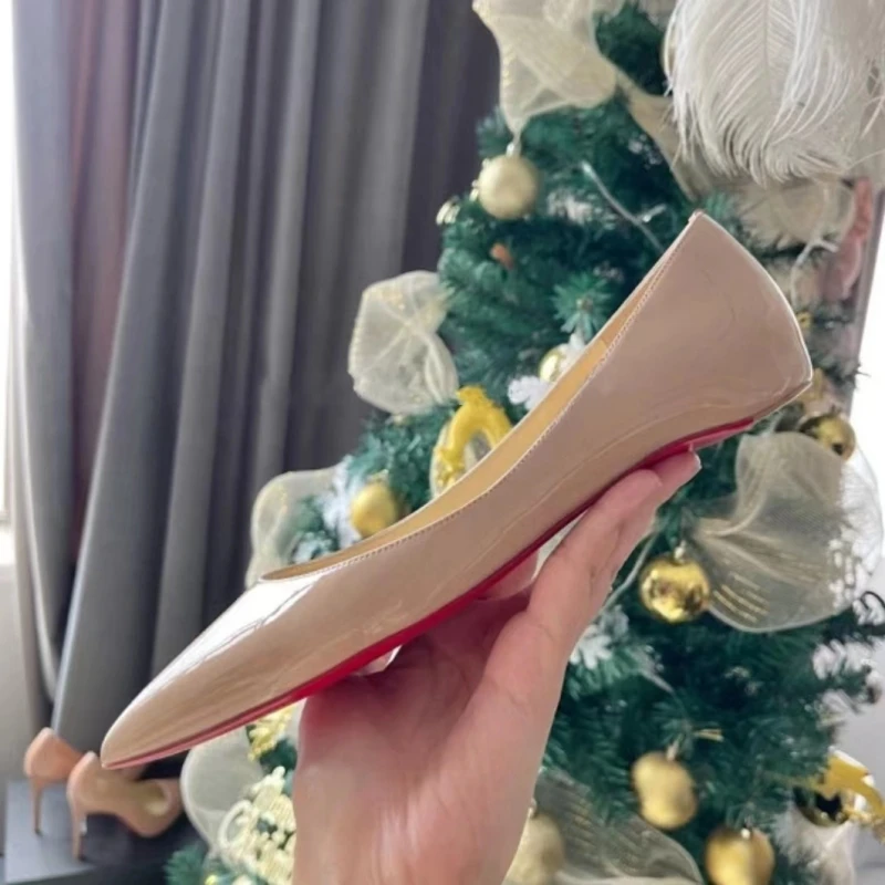 

Spring and Autumn New Pointed Shallow Mouth Elevated Flat Sole Single Shoes Thin High Heels Banquet Dress Small Size Women Shoes
