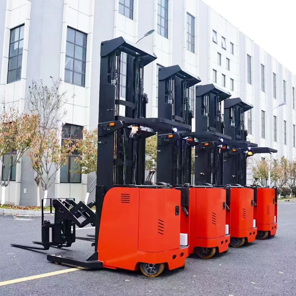 2.5 Ton Electric Stacker Adjustable Mast Reach Truck for High-Density Racking Systems