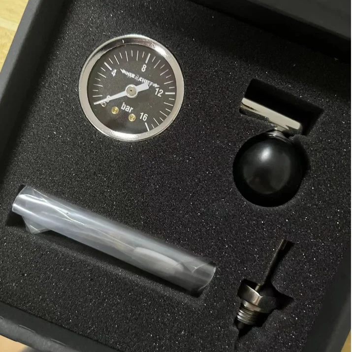 Mischief the E61 Flow Control Device Flow Profil Valve E61 a Professional Upgrade Kit Black Ball Black Pressure Gauge - Image 2