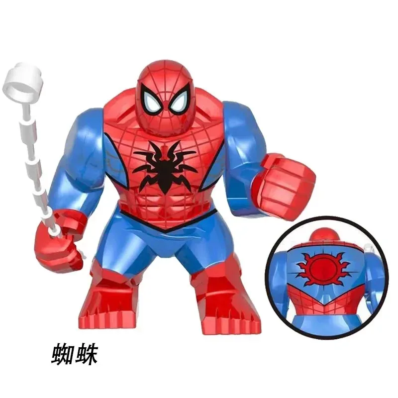 Figuras de bloques de construcción de Marvel para niños, minifiguras de superhéroes de Anime, modelo de Hulk, juguete de bloques de construcción ensamblado, regalo de cumpleaños