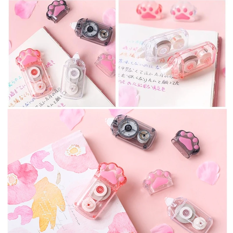 Lindo borrador cinta correctora blanca para largo para estudiantes que escriben en oficina Sch