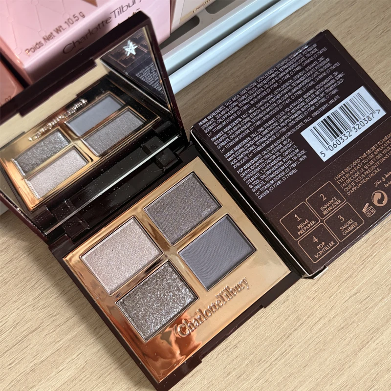 CT Pressed Powder Natural Base Makeup A Plate of Multi-purpose High Light Eye Shadow Details Shell Highlight Contour Gem Palette image 3