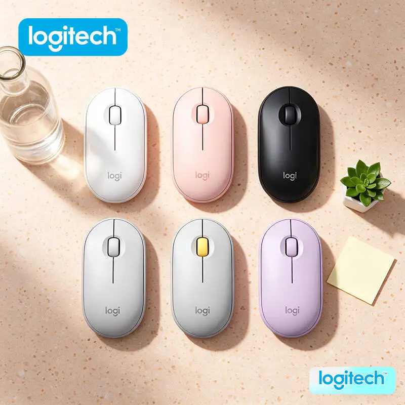 

Logitech M350/M350POP Portable Optical Mouse - 77g Lightweight, Silent Operation, 18-Month Battery, USB Receiver, Windows macOS