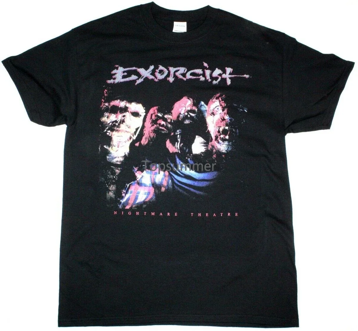 

Exorcist Nightmare Theatre Black T Shirt Thrash Speed Metal Rare