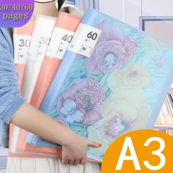 Diamond Painting Storage Book Information Folder Poster Collection Book  Transparent Cover Photo Album Picture Holder Organizer