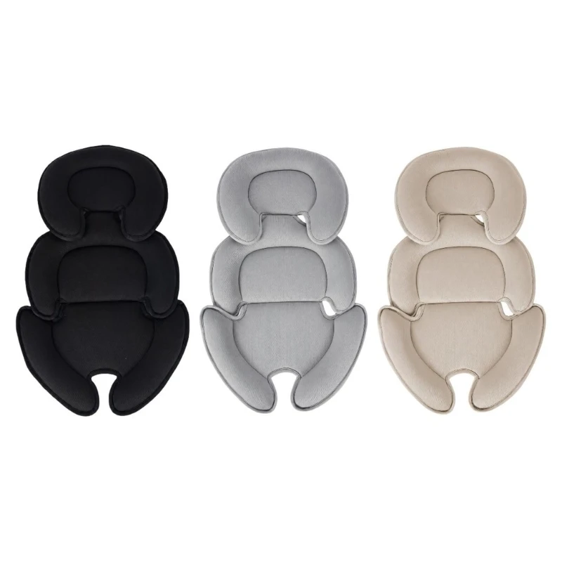 Pushchair Liner, Soft‑Cotton Contoured Cushion Insert, Fits 36 X 55 Area for Daily Walks & Strollers Rides