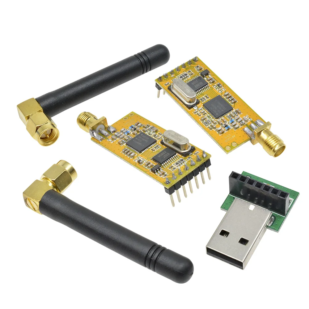 APC220 moduli dati seriali RF Wireless con antenne comunicazione dati Kit adattatore modulo convertitore USB per Arduino 3.3V-5V