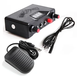 Tattoo Power Supply Permant Make Up Double Use Screen Digital LCD Source adapter for Rotary & Coil Professional Tattoo Machines