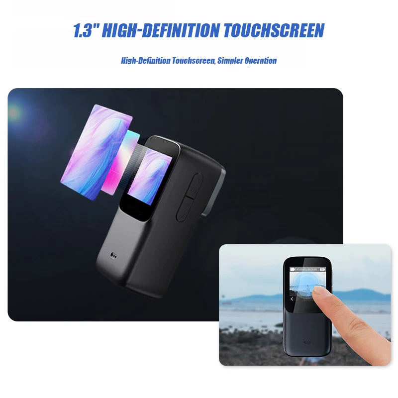 VOLODYMYR C200 Pro 4K Action Camera with Portable Body 5M Waterproof FHD 6-Axis GYRO Video Body 5G WiFi Night Vision Sports DV