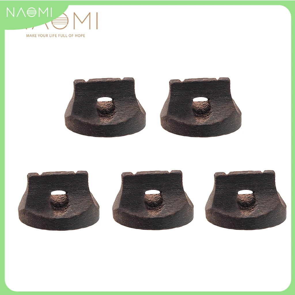 

NAOMI 5pcs Black Erhu/Urheen Perform Bridge Maple Erhu Bridge String Instrument Accessory Chinese Traditional Instruments Parts