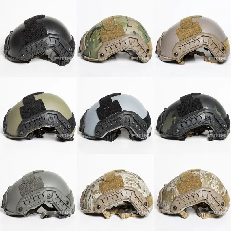 FMA Tactical Maritime Military Super High Cut FAST-MT Helmet Airsoft Paintball