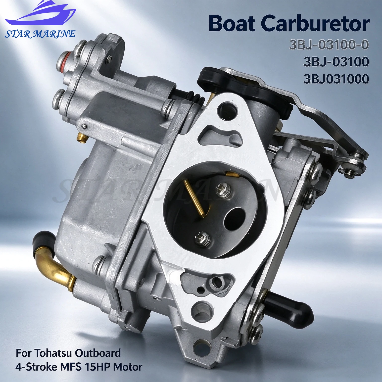 Boat Carburetor 3BJ-03100-0 3BJ-03100 3BJ031000 For Tohatsu Outboard 4T MFS 15HP Motor Parts