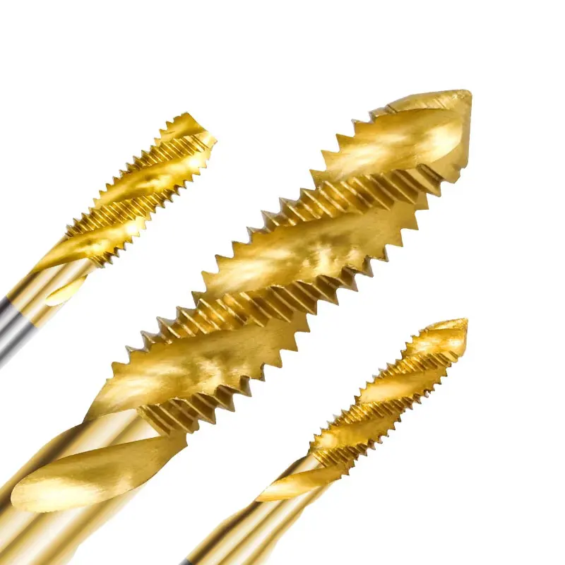 XCAN HSS 6542 Thread Tap Metric Screw Tap Drill Bit Spiral Flute Right Hand Machine Plug Tap M2 M3 M4 M5 M6 M8 M10 M12