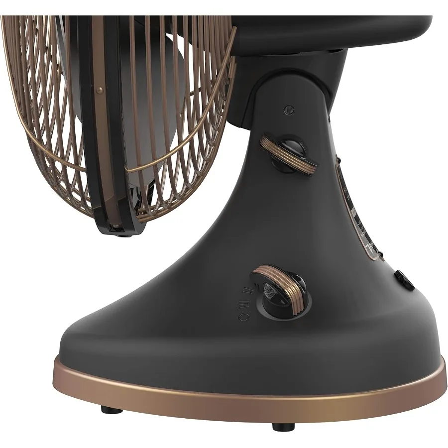 Silver Swan Alchemy Oscillating Vintage Fan Gunmetal Medium