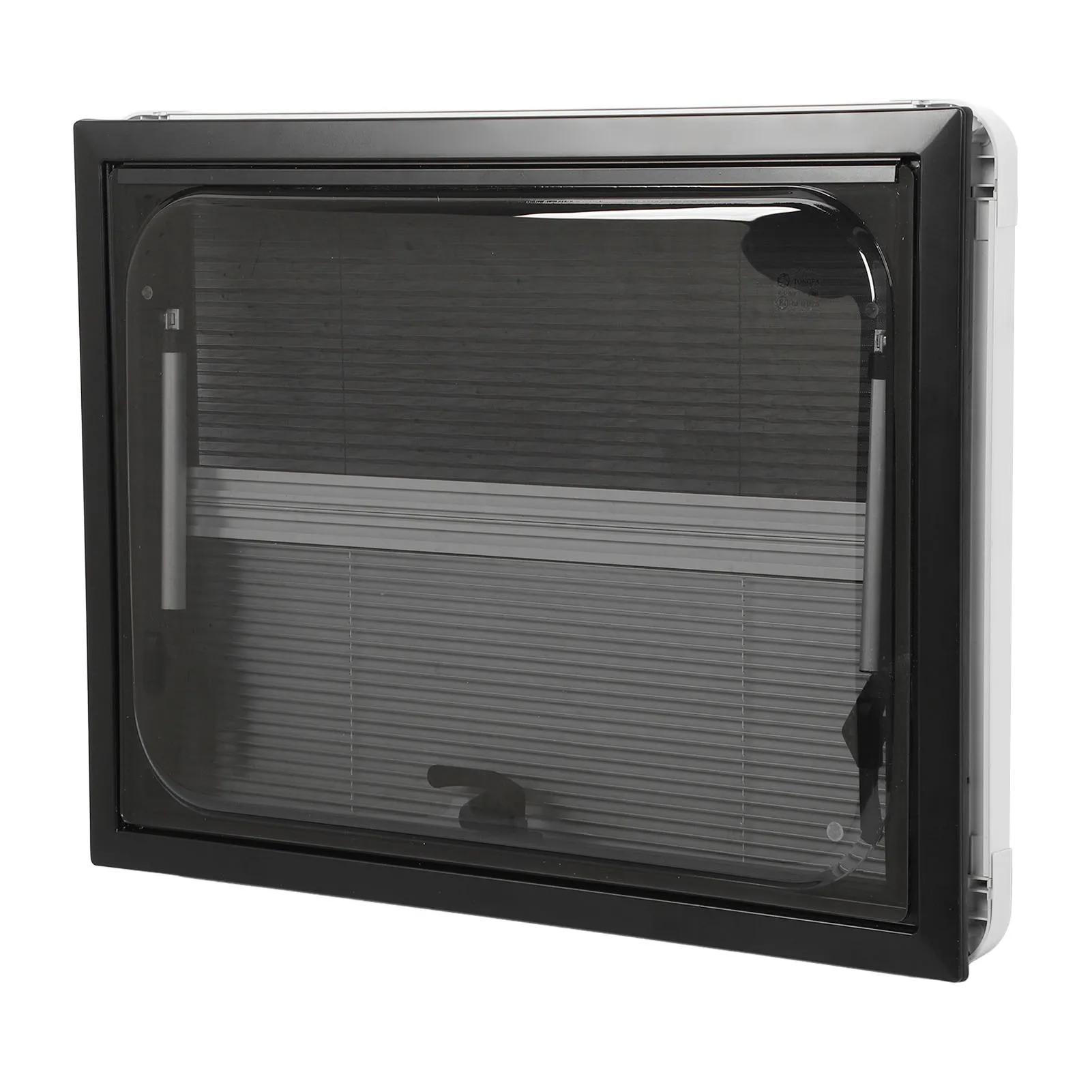 

32x20 Inch RV Window with Screen Sunshade UV Proof Acrylic Glass Push Out External Exit Window for Caravans Campers Trailers