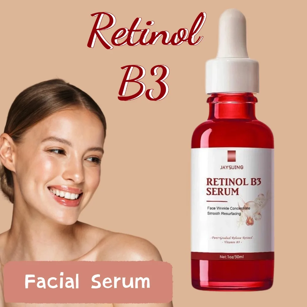 Retinol B3 Wrinkle Remover Face Serum Instant Firming Lifting Anti-Aging Liquid Fade Fine Lines Whitening Skin Care Product