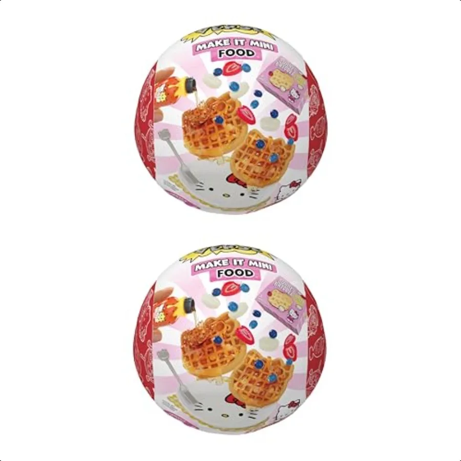 

MGA's Miniverse Make It Mini Food 2 Pack Mini Collectibles Mystery Blind Packaging DIY Crafts Resin Play Replica Food Novelty